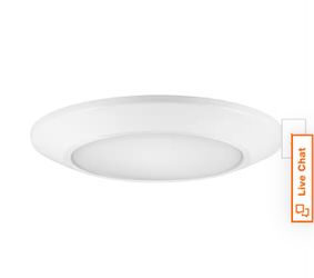 Warm LED Flush Mount Ceiling Light- 6 inch