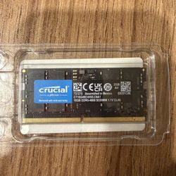 Crucial 16GB DDR5 SODIMM 4800