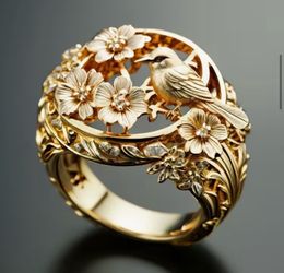 ✨GOLD PLATED RING WITH BIG PERSONALITY