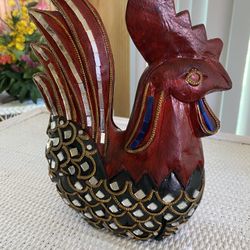 Wooden rooster