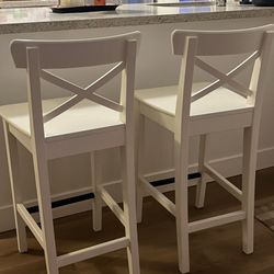 IKEA Barstools White 