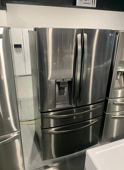 LG 4-Door Black Stainless Refrigerator

