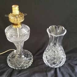 Waterford Crystal Hurricane Lamp