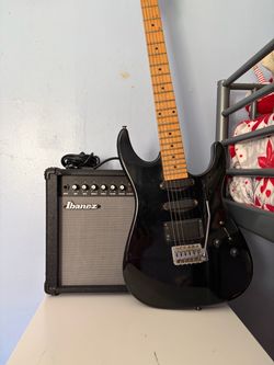 Vintage Cruise Electric Guitar + Ibanez GTA15R Amp Bundle Setup
