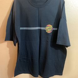 Santa Cruz Black Graphic Mens T-Shirt - XXL