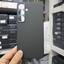 QADIR Aramid carbon fiber case for Samsung Galaxy S25  case Ultra-thin drop-resistant Carbon Fiber 