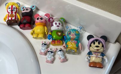 Mickey’s rare limited edition vinyl figures heavy antiques