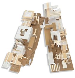 Modern Architecture Model/ Handmade Crafted Model Display
