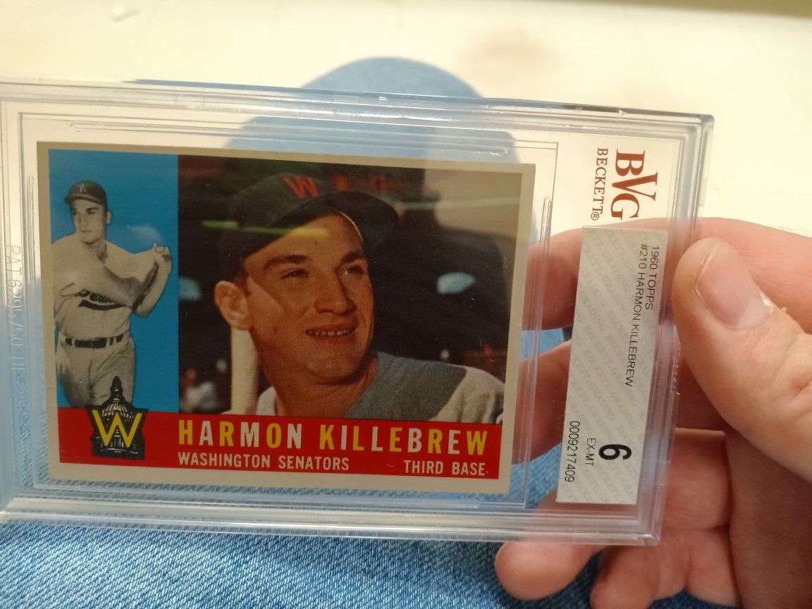 Topps 1960 Harmon Killebrew BVG 6