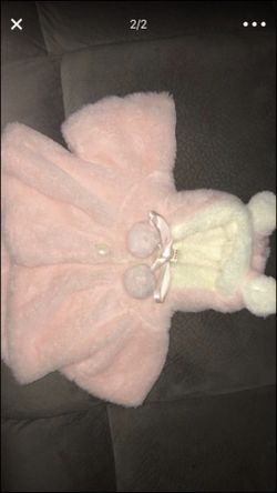 Baby girl furry jacket