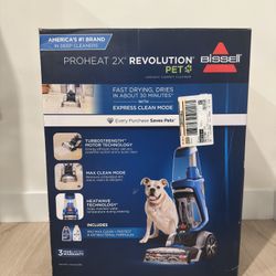 BISSELL Project 2X Revolution Pet Upright Carpet Cleaner - Blue (15489) **Brand New**