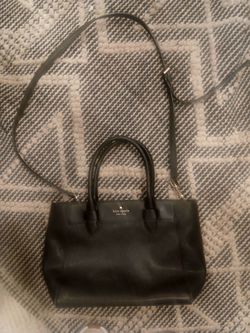 Kate Spade Harper Medium Black  Satchel Crossbody Handbag