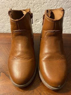 Toddler girls brown boots size 10