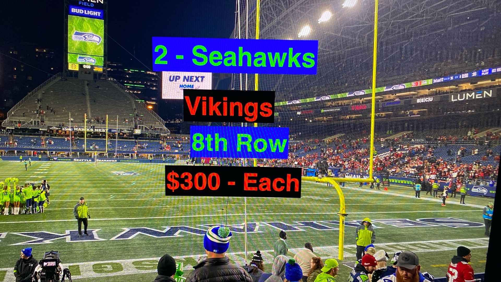 Seahawks Vikings Tickets