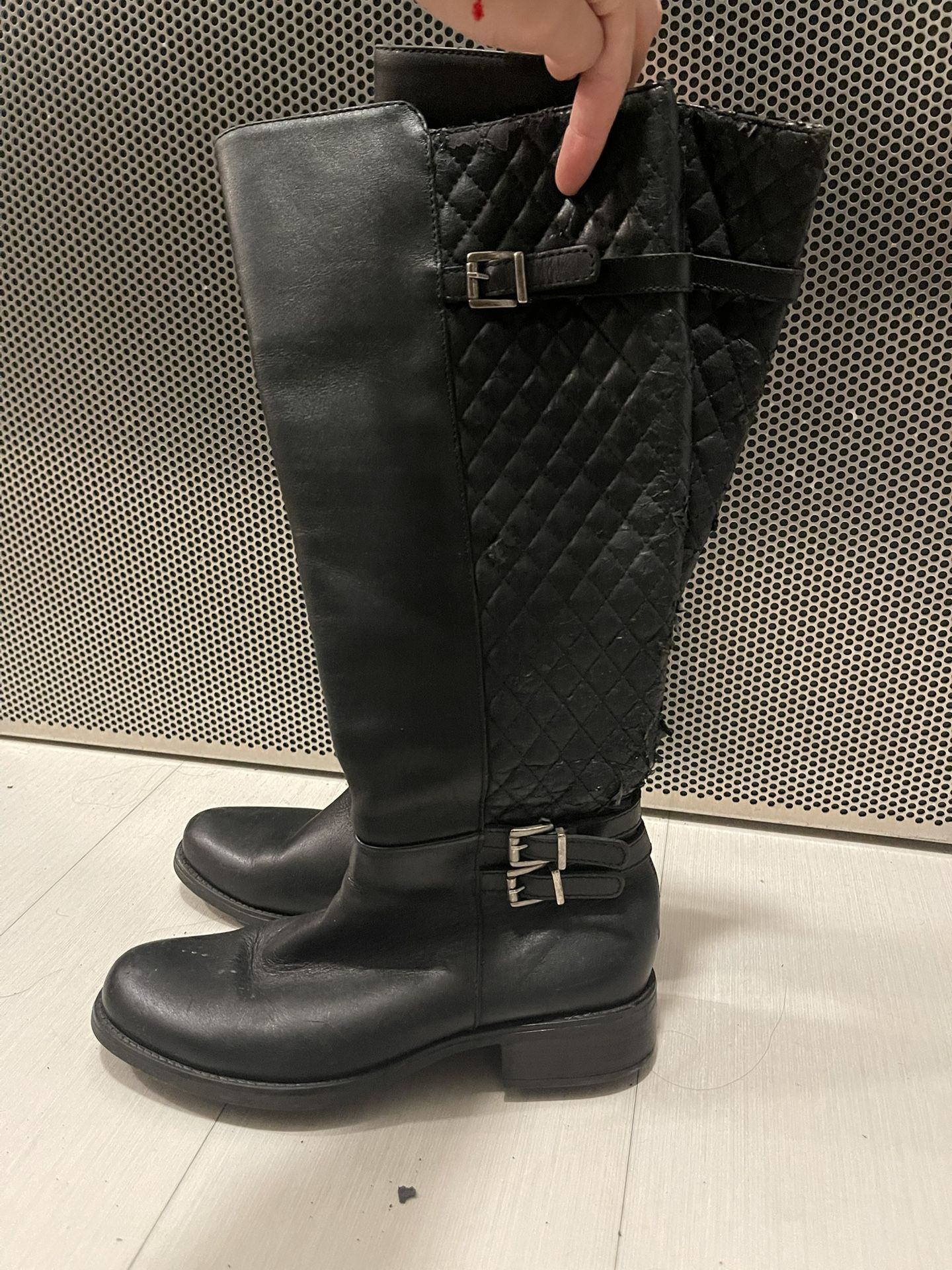 Black Leather Boots 