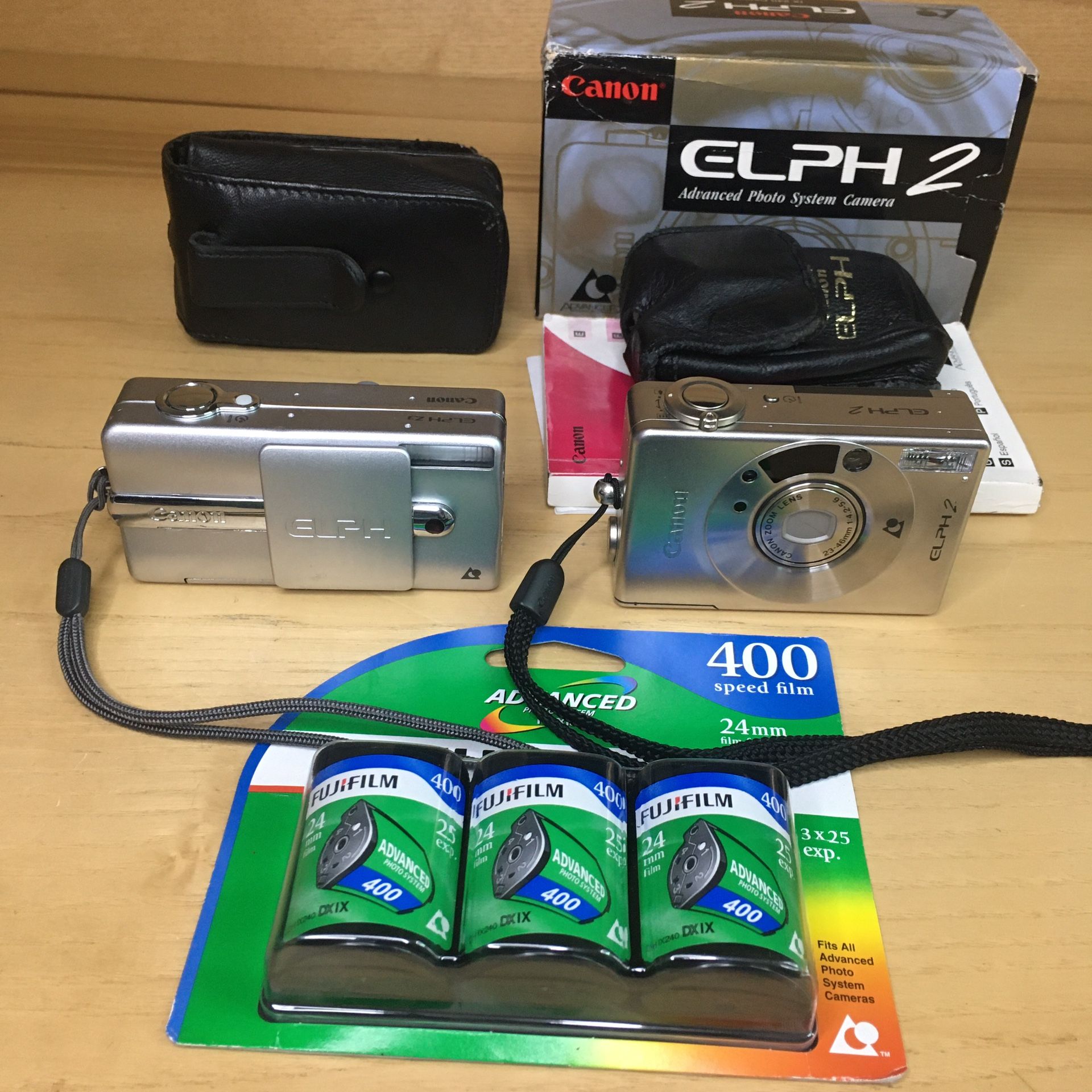 Canon ELPh 2 ELPh Z3 IX240 Fujifilm 24mm Film Advanced Photo System