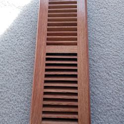 New 6 Vents  With Metal Damper 4x14 Solid Oak Wood $50 for All 6 