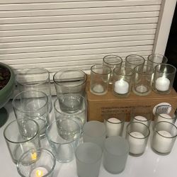 22 Glass Votive/ Candle Holders $10 For All 