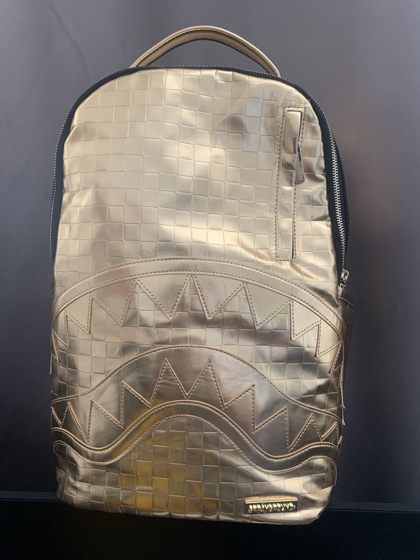 Sprayground Backpack Gold