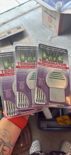 3 Nit free lice combs