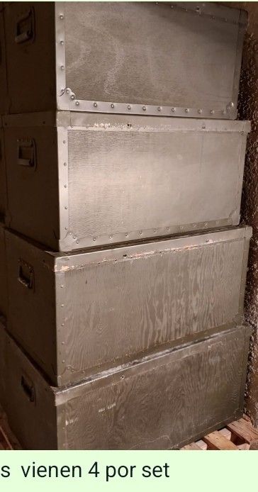 Military Shipping And Storage Box Set (4) wfdjnjc.com