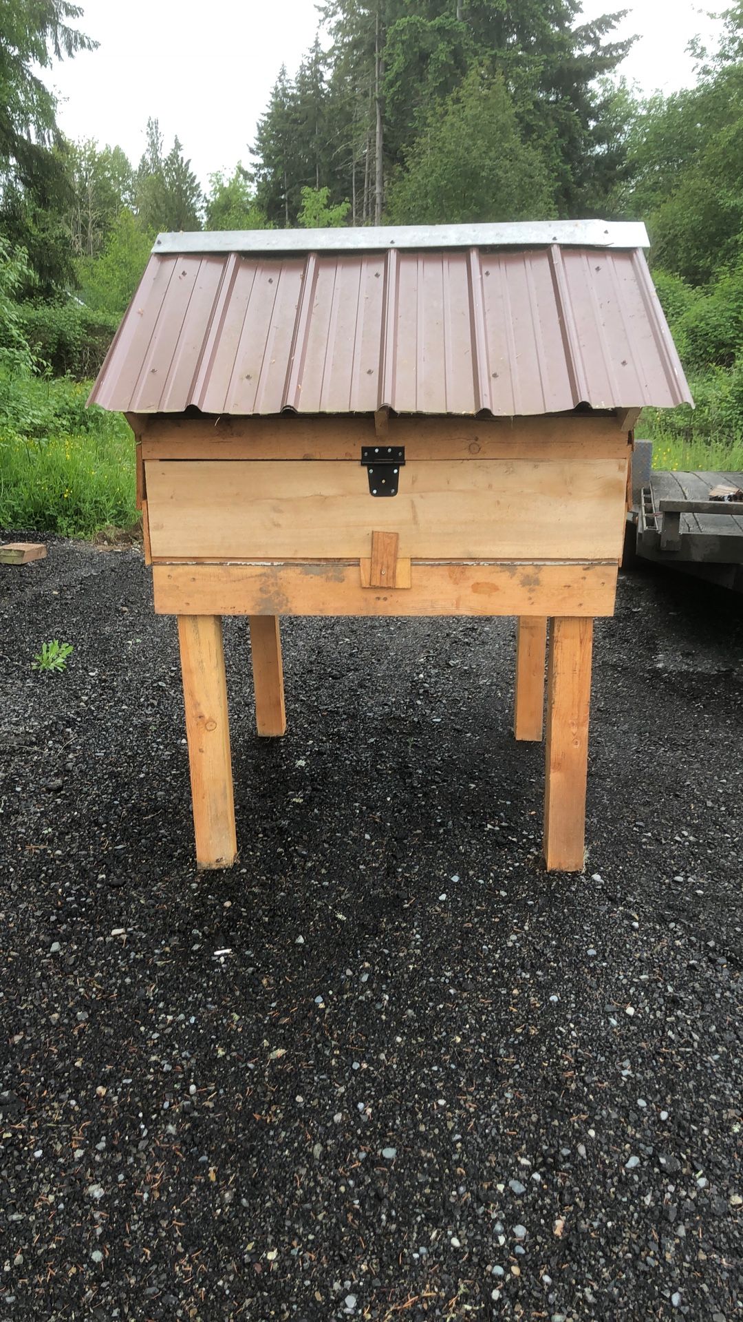 Small Wood Chicken Coop