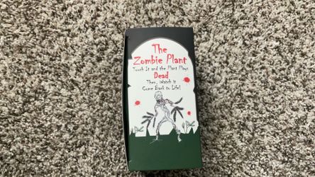 Zombie plant! Touch it and the plant plays dead!
