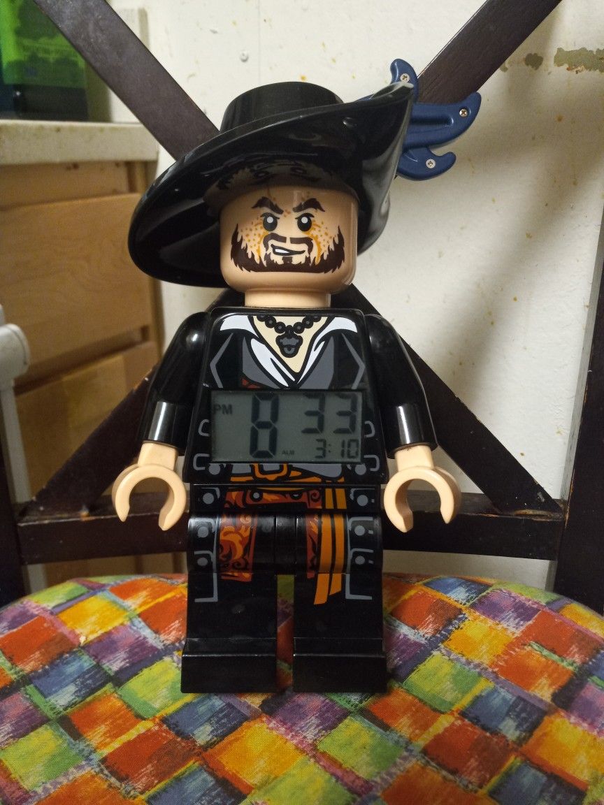 Hector Barbossa Digital Alarm Clock