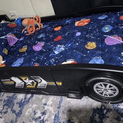 Race Car Bed And Matress. Twin Size