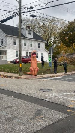 Inflateable Dinosaur Costume