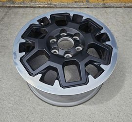 Toyota TRD Off Road Machined Black Tacoma Factory Wheel 18x7.5 2026 4Runner OEM Rim 75301