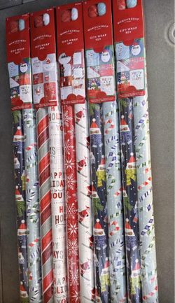 Wonder Shop wrapping paper($10 for all)