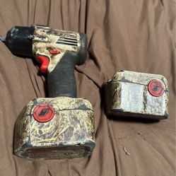 Snap On 3/8” Drive Impact With 2 Batteries 