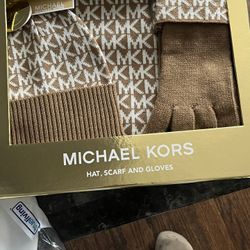 Michael Kors boxed hat/scarf/gloves + designer perfume lot + home improvement bundle — $320 firm, pickup today