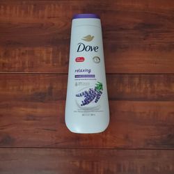 Dove RELAXING 24 Hr Renewing Body Wash; LAVENDER OIL And CHAMOMILE Scent; 20 oz