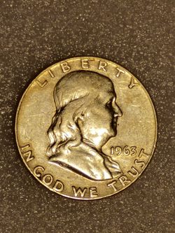 Ben Franklin half & Roosevelt Dime 1963 - D