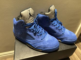 Jordan 5 Retro Blue Suede