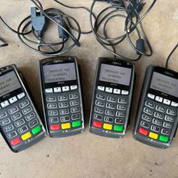 Lot Of 4 Ingenico iPP320 Credit Card Swipe/Chip Reader Terminal Ethernet IPP320-01T358A