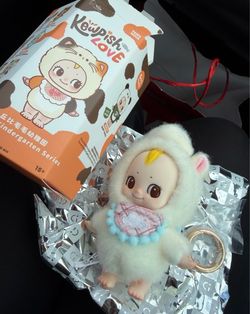 Kewpie lamb bag charm