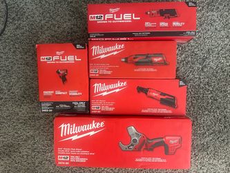 Milwuakee M12 tools! Ask for price! Pregunten por precio!