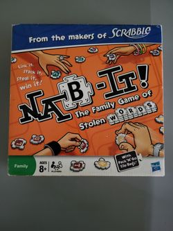 🔤 NAB-IT! Hasbro COMPLETE Family Game of Stolen Words – 2009