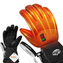 Heated Gloves for Men Women, Electric Work Gloves Rechargeable 7.6V Medium