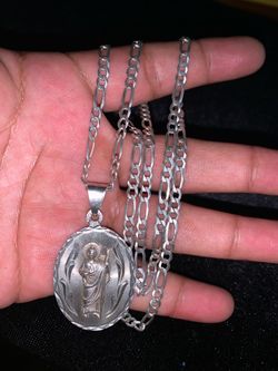 San Judas Figaro 3MM 24 Inches 925 Silverrr