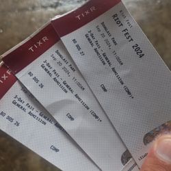 Sunday Riot Fest GA Passes