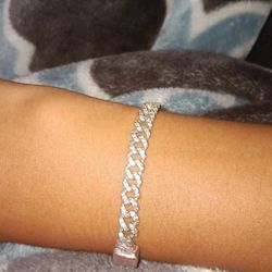 Pandora Diamond Cuban Bracelet 