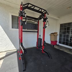 Vesta Pro Series 2in1 Squat Rack | Functional Trainer | 400lb Weight Stack | Commercial Grade | Gym Equipment | FREE DELIVERY🚚 🔴