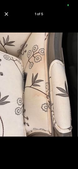 Ethan Allen Floral Armchairs - Set of 2