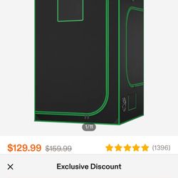 Grow Tent For Hydroponics 4 Ft.² By 8 Foot Tall