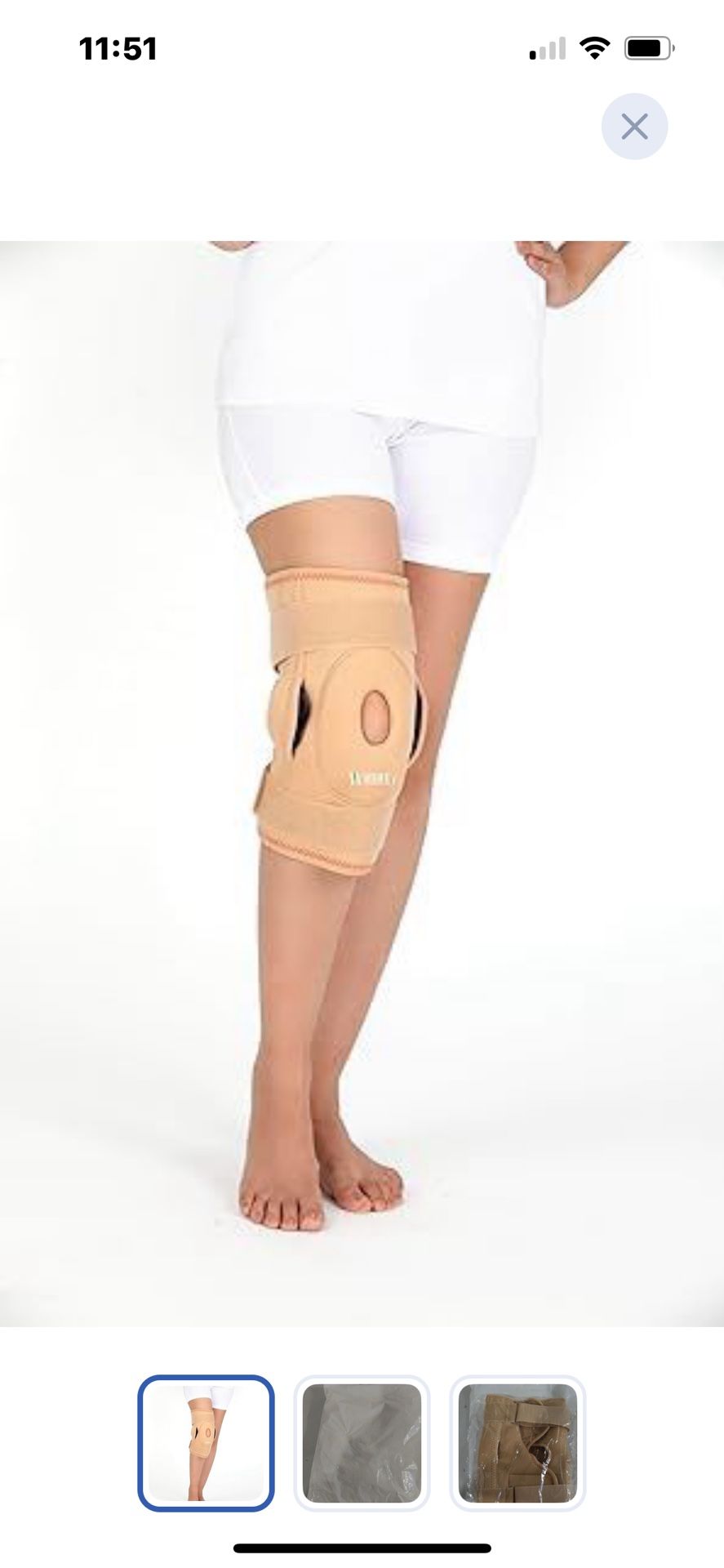 “New”Unisex Dual Hinged Knee Brace For( ACL,Tendon&meniscus Etc. Injuries)retail$59