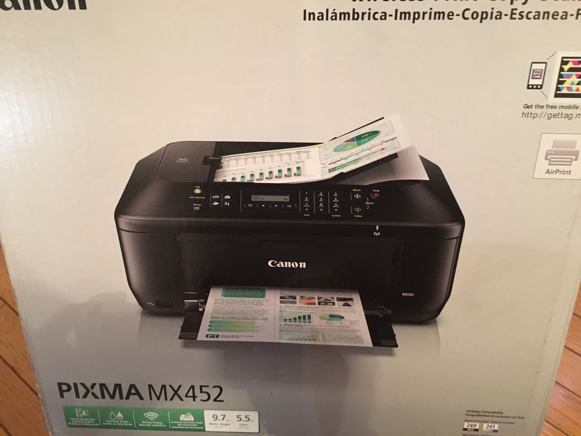All In One Wireless Printer Copy Scan